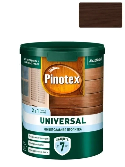 Универсальная пропитка для древесины Pinotex Universal 2 в 1 Цвет: Палисандр 0,9 л