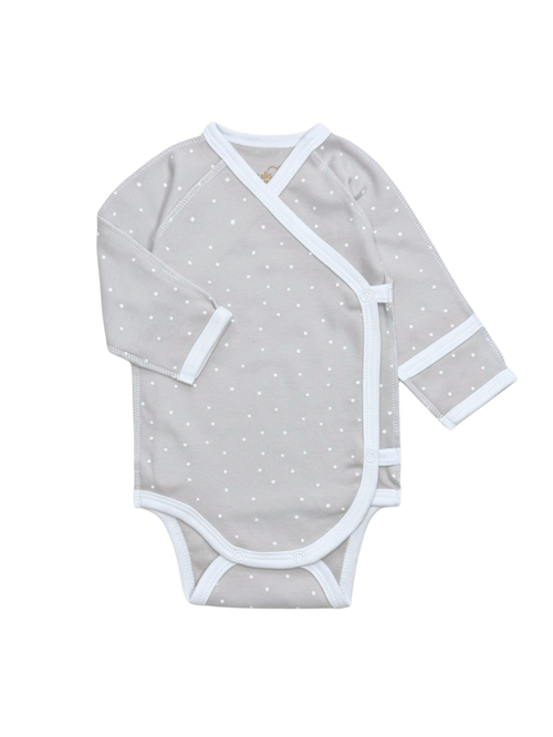 Боди-кимоно Горошек gray (56,62)