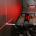 Лазерный уровень CRX-30R, 30 м, красный луч, батарейки, резьба 5/8" MTX