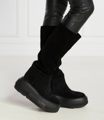 Кожаные ботильоны на платформе nexus Casadei - черный(2S227T070NRENNA)