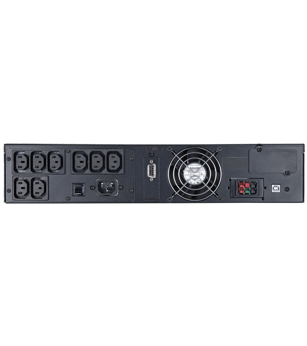 Источник бесперебойного питания Powercom MACAN SE, On-Line, 1000VA/1000W, Rack/Tower, 8*IEC320-C13, LCD, Serial+USB, SmartSlot, подкл. доп. Батарей (1076118)