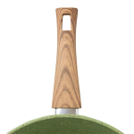 Сковорода алюминий, 22 см, антипригарное покрытие, Vari, Сила природы, SP31122, с деревянной ручкой