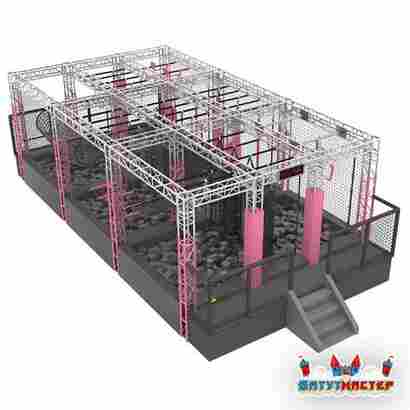 Развлекательный центр ниндзя парк «Империя силы», 11×6,6×3,5 м