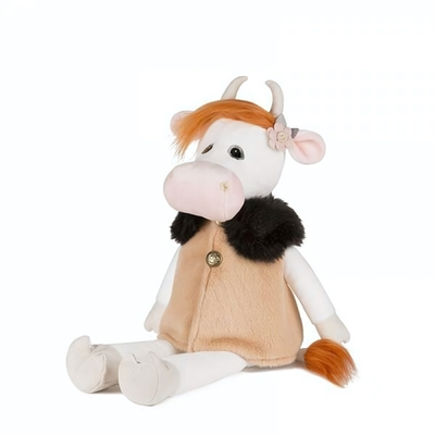 Коровка Глаша в Бежевом Пальто, 23см