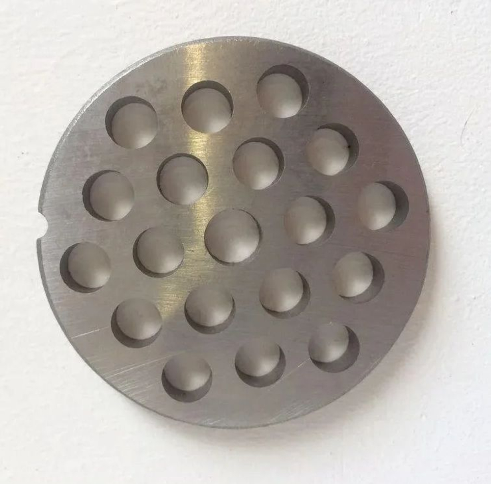 Решетка мясорубки большая Ф-62мм отверстия 0.8 мм Zelmer Mulinex Redmond Kenwood