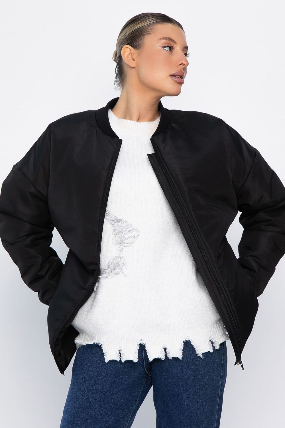 Бомбер утепленный Бинго (черный) Б14417-46М LT Collection