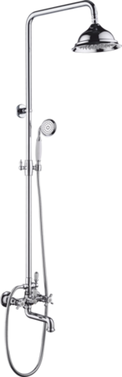 15061 Двухвентильный душевой релинг  GANZER  (4/1шт)