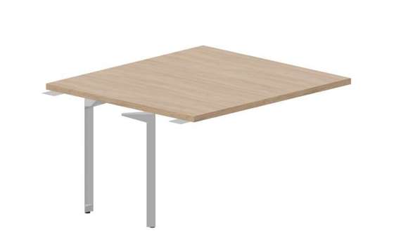 Стол для совещаний 140х126х76см (толщина столешницы 3,6см) - приставной элемент