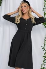 Платье Виктория (черное) П13069-3М LT Collection