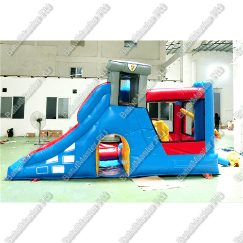 Коммерческий надувной батут "Домик приключений"