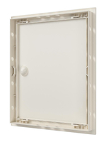 Люк ревизионный ЛР фланец 246х296 ручка 268х318 пластик Ivory EVECS