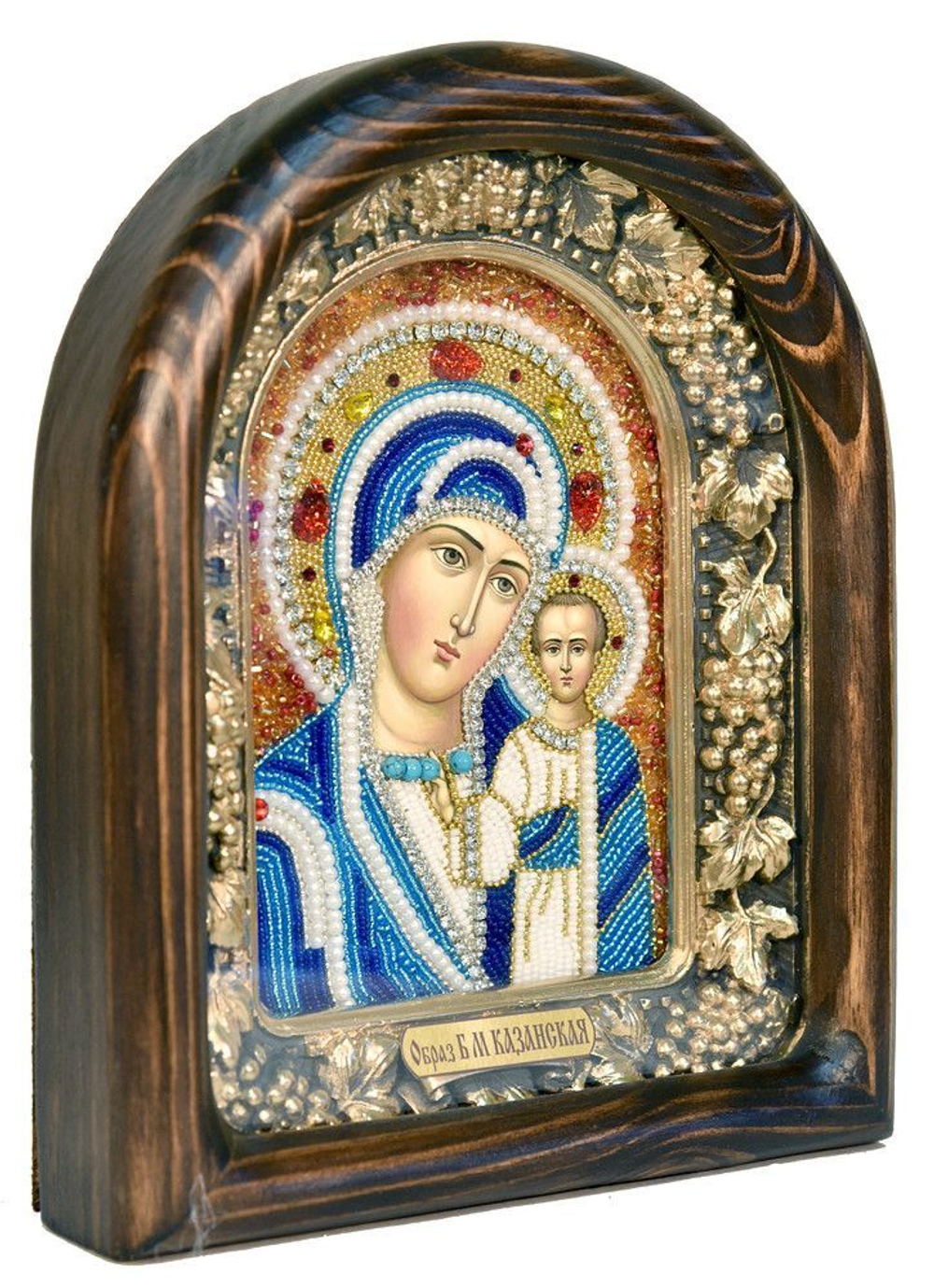 Икона Пресвятая Богородица Казанская бисер