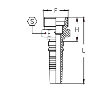 Фитинг DN 32 DKO-S (Ш) 52x2 38 Interlock TIEFFE