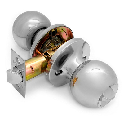 Ручка Соллер ЗШ-03 эконом CPBK шарик хром с фиксатором