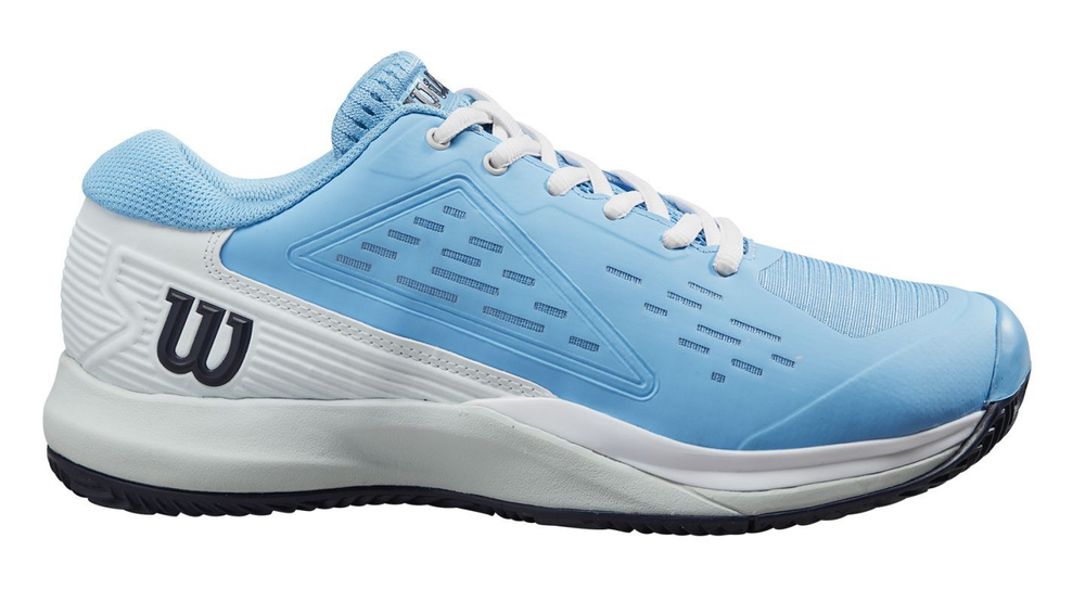 Женские теннисные кроссовки Wilson Rush Pro Ace Clay - bonnie blue/ballad blue/navy blazer