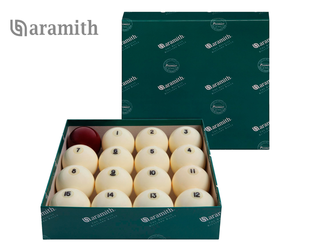 Шары Aramith Premier РП 68мм 70048680 (Красный биток)