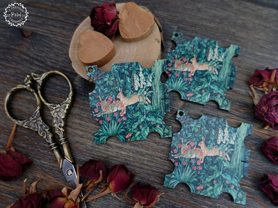 Бобинка "Greenery. Зелень" Морриса, 3 дизайна