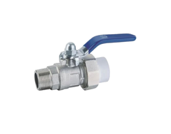 Кран шаровой PPR латунный нар.резьба LAVITA SINGLE UNION