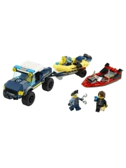 Конструктор Сити Полицейская лодка 178 деталей 11618