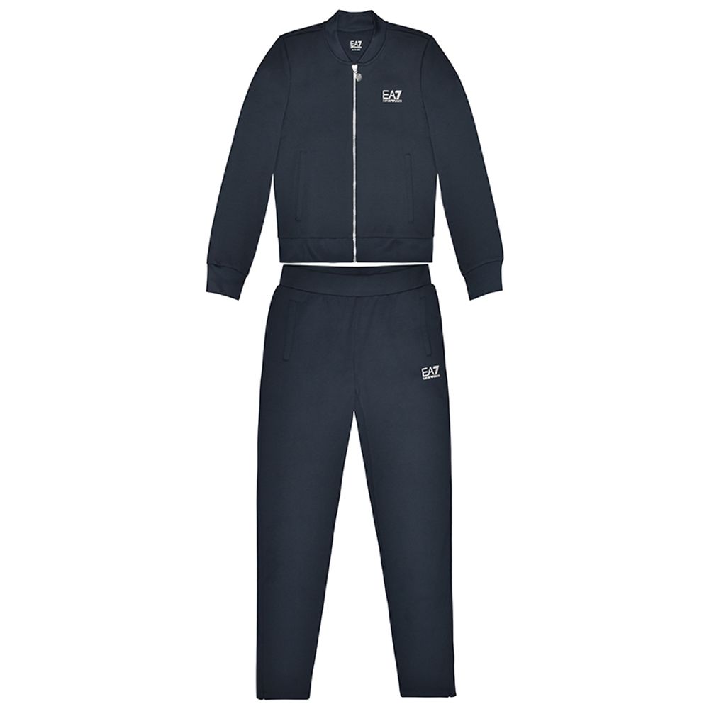 Костюм теннисный EA7 Boys Jersey Tracksuit - navy blue