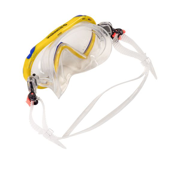 Маска детская Scorpena Tahiti Junior сине-желтая