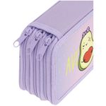 Пенал 3 отделения, 190*110 ArtSpace "Avocado", ткань