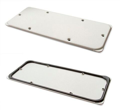 Фланец сплошной для корпусов ST, тип 2, 343х103 мм, красный RAL3020