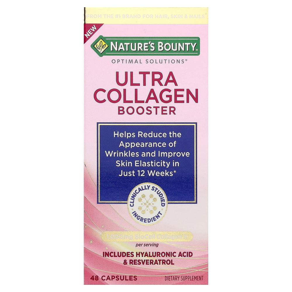 Nature's Bounty, Optimal Solutions®, Ultra Collagen Booster, 48 капсул