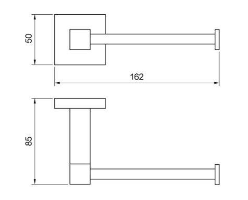 Держатель для туалетной бумаги нерж. сталь BARCELONA 16900.N чёрный