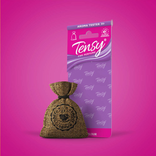 Ароматизатор "Tensy" мешочек с шнурком Секс эликсир (12шт/бл)