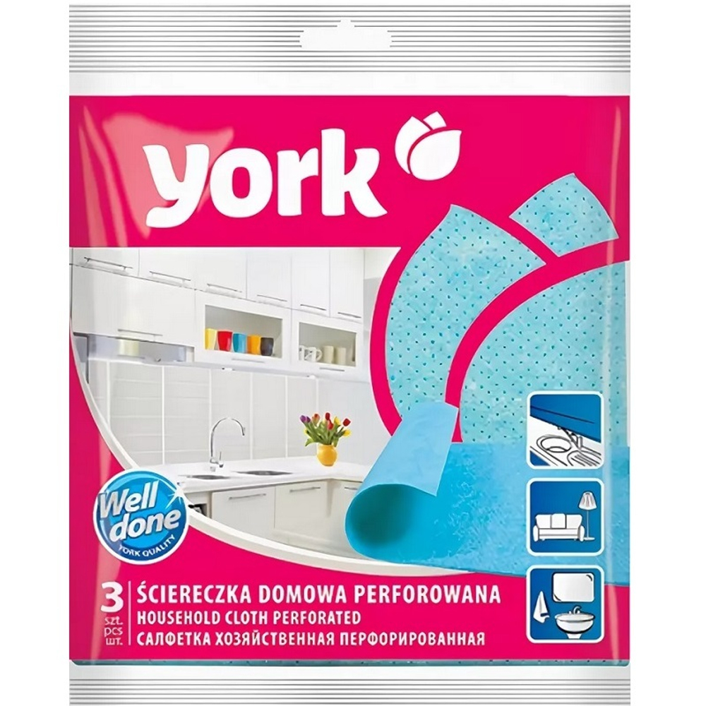 Характеристика Страна бренда: Польша Бренд: York Коль-во: 3 штуки
