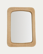 Зеркало из ротанга Zilna 58 x 79 см
