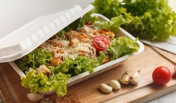 Одноразовый ланчбокс с крышкой, 1000 мл.