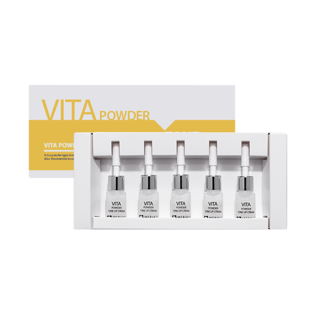 MERIKIT Отбеливающая тонизирующая пудра -VITA-C 13 powder tone up cream ,2 г*5