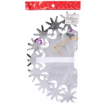 Украшение фольгированное «Волшебный шар» d-30 см, Серебро