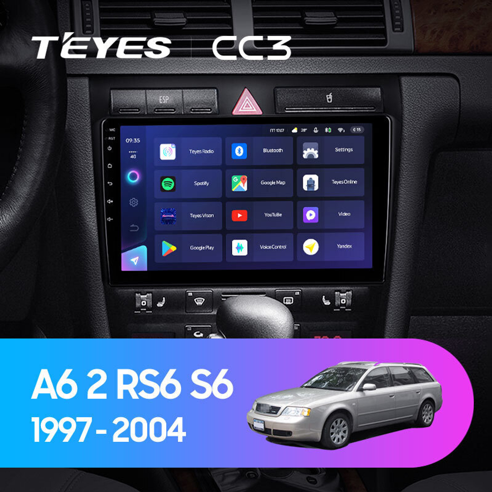 Teyes CC3 9" для Audi A6 1997-2004