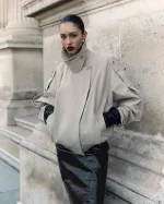 Тренч с накидкой Moss, Бежевый