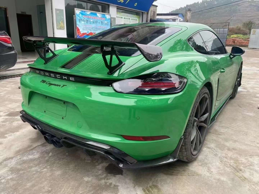 Карбоновый спойлер в стиле GT4 для Porsche 718 982 2016+ Порше