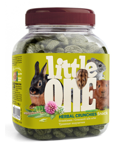 Литл оне LITTLE ONE Лак-во д/грыз Травяные подушечки 100г банка
