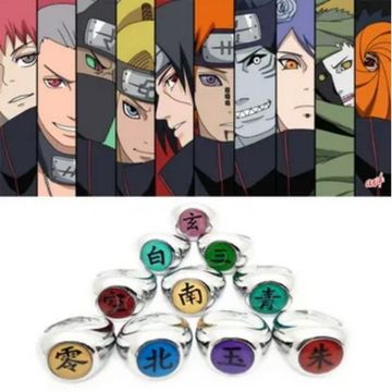 Кольцо Наруто "Akatsuki"