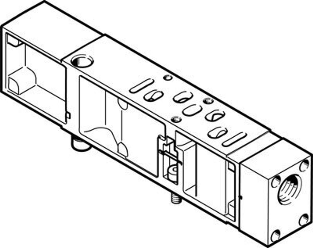VABF-S4-1-P1A14-G14 Вертикальная плита питания воздухом
