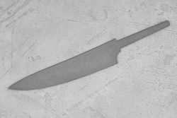 Заготовка для ножа, сталь M390 2,6мм. Модель "Геликон ГУ160" с клинком 160мм, ТО 62-63HRC