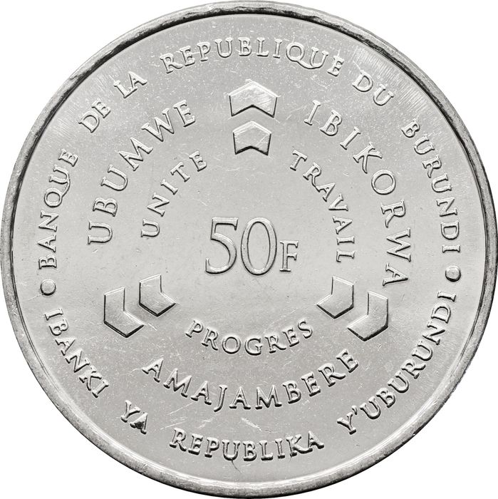 50 франков 2022 Бурунди