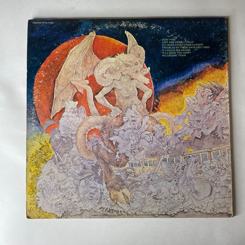 Винтажная виниловая пластинка LP Savoy Brown Hellbound Train (США 1972)