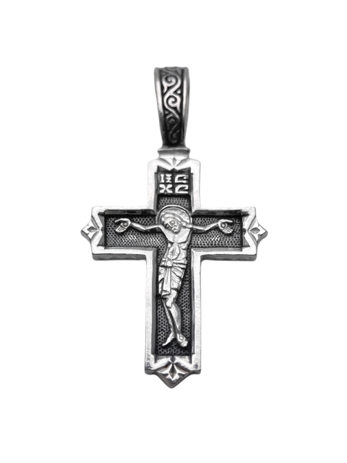 Крест из серебра/Чернение