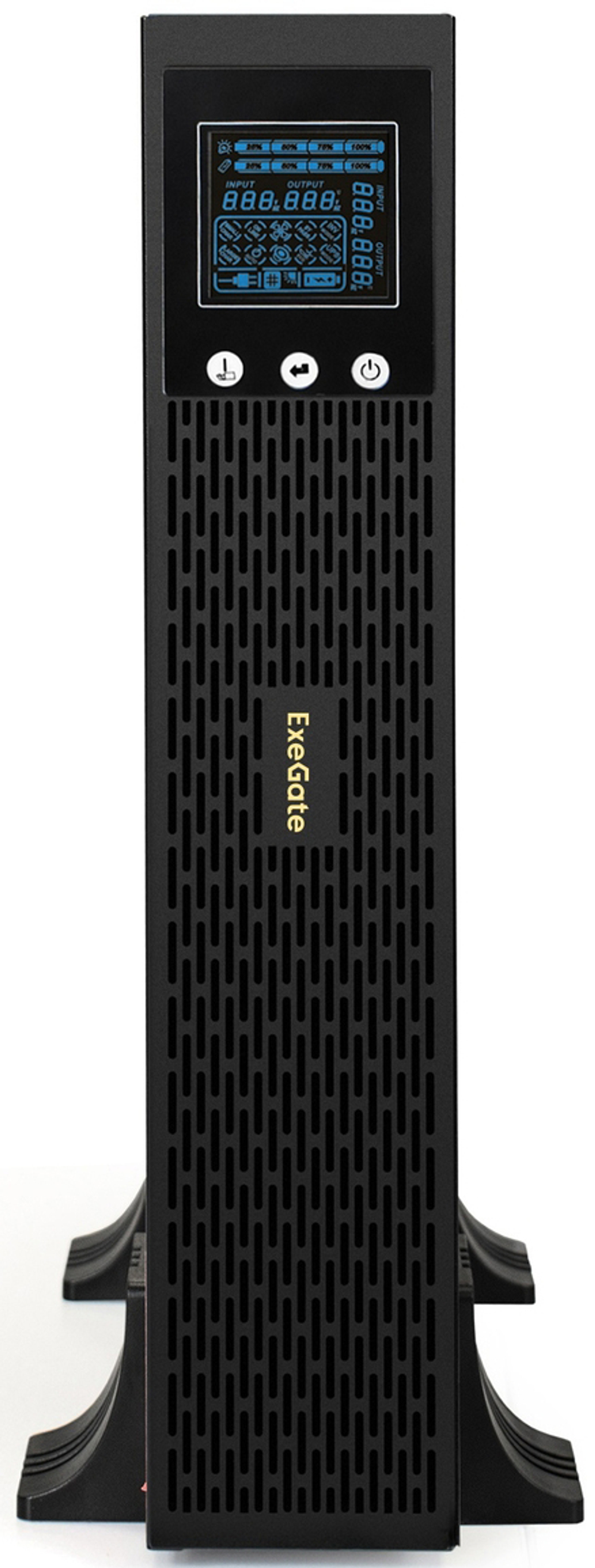 Источник бесперебойного питания  Exegate SinePower UHB-2000.LCD.AVR.C13.RJ.USB.2U
