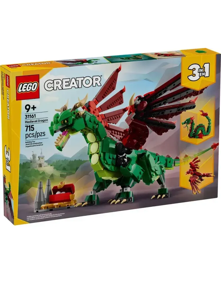 Конструктор Creator 3в1 31161 Зелёный дракон