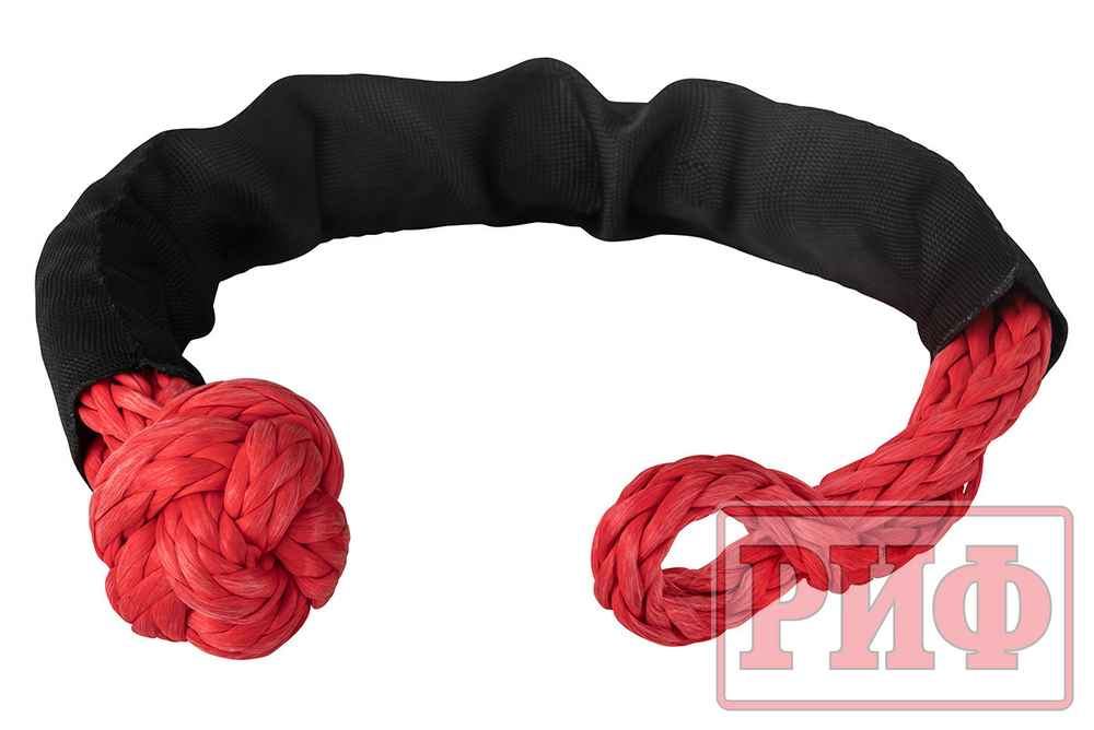 Софт-шакл 12 мм, красный, в чехле РИФ