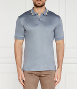 Поло Penrose 38 BOSS BLACK - голубой(50469360)