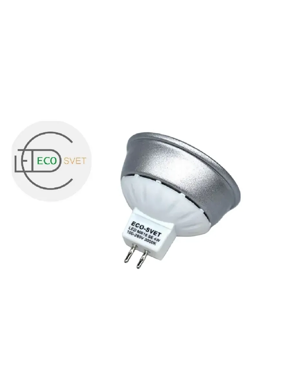 Светодиодная LED лампа GU5,3(MR16) 4W тёпл 10шт